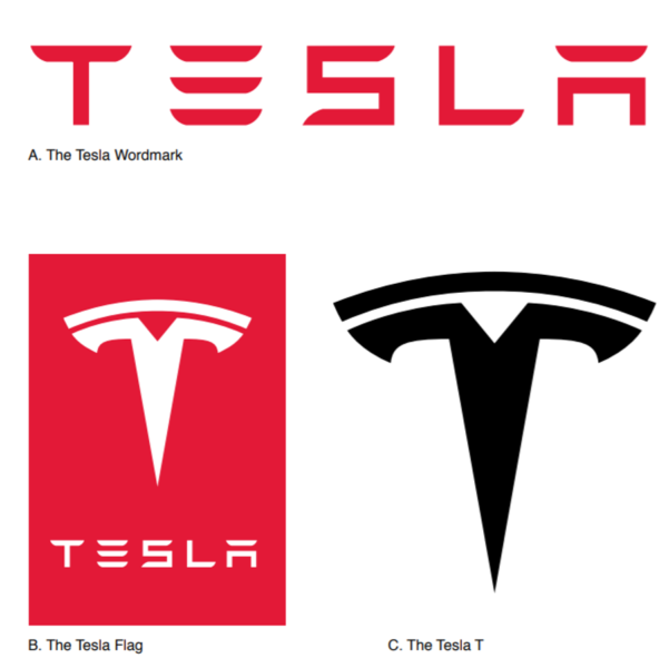 Tesla, Branding, Brand Guides, Marketing, Logo, Colors, Typeface, Font