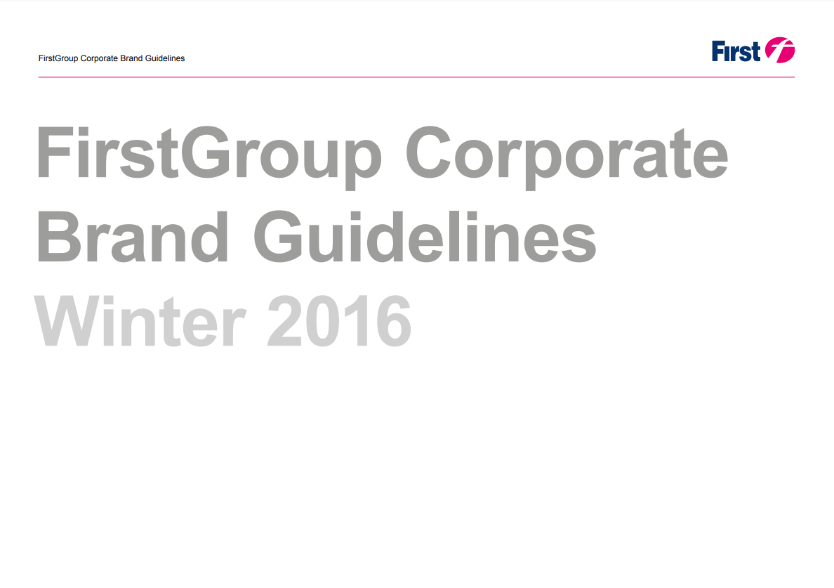 FirstGroup's Brand Guide