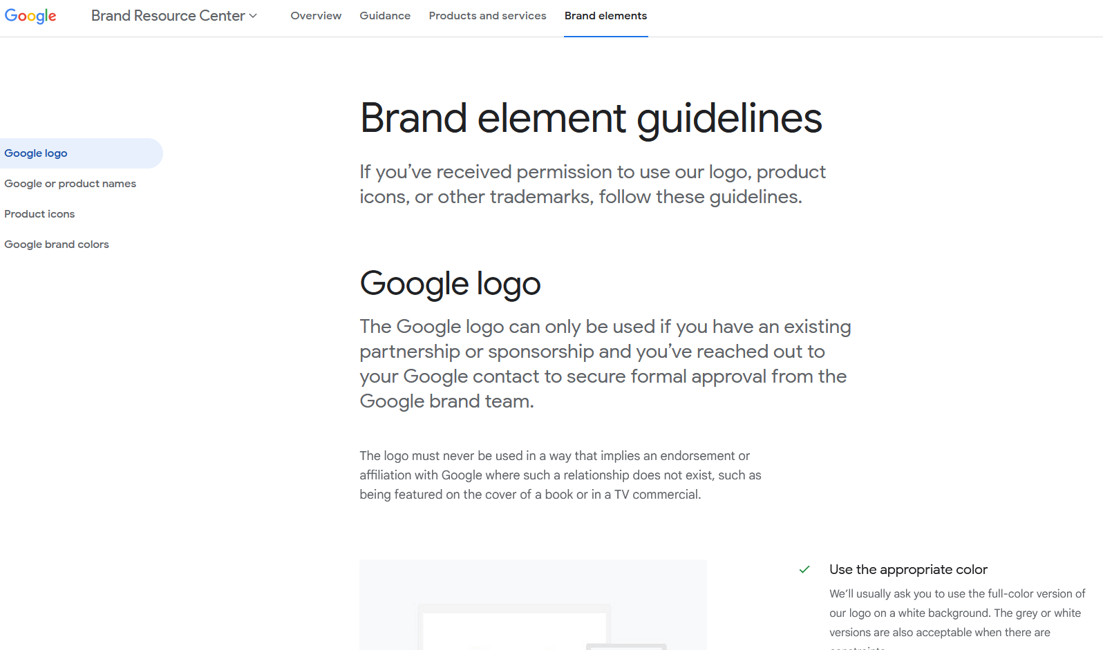 Google's Brand Guide