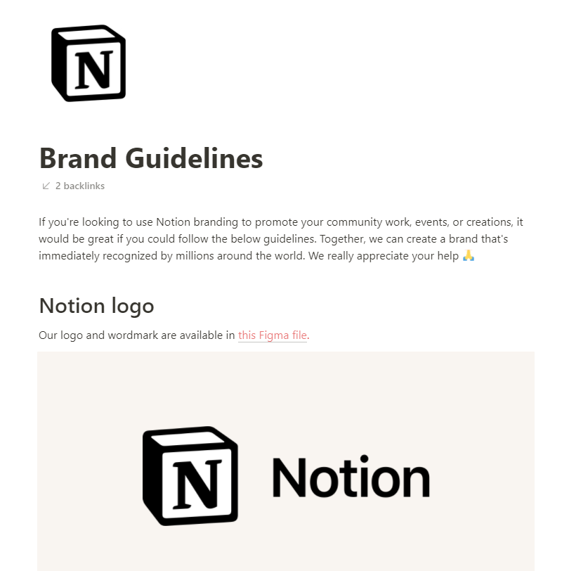 Notion's Brand Guide