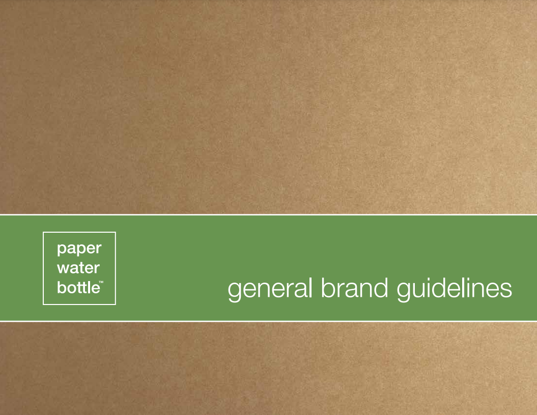 Paper Water Bottle's Brand Guide