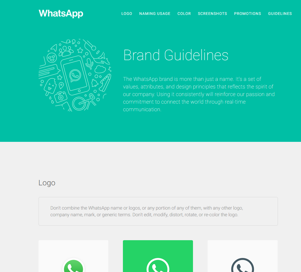 WhatsApp's Brand Guide