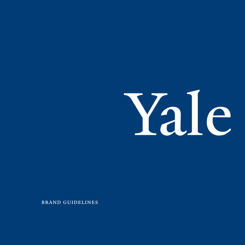 Yale University's Brand Guide