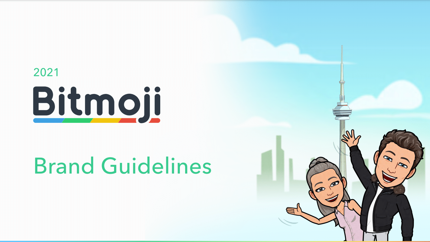 Bitmoji's Brand Guide