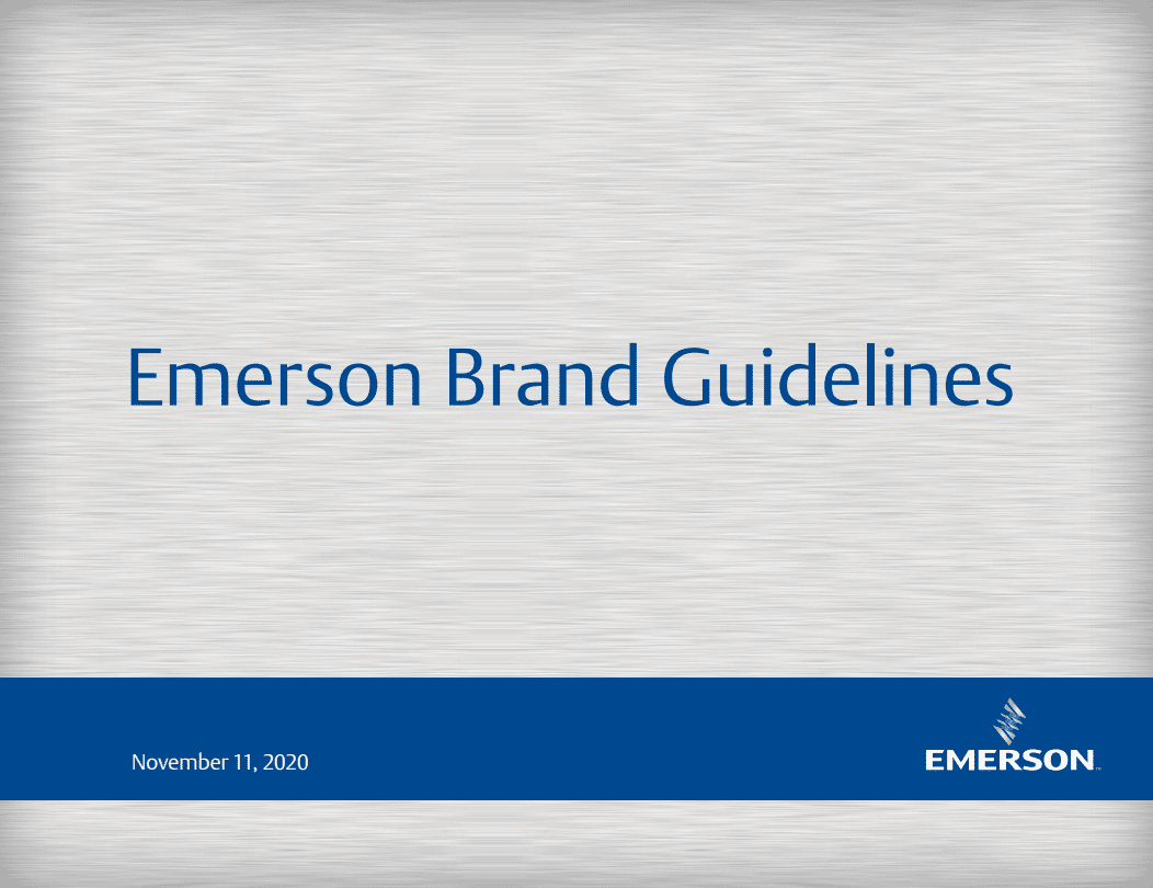 Emerson Electric's Brand Guide