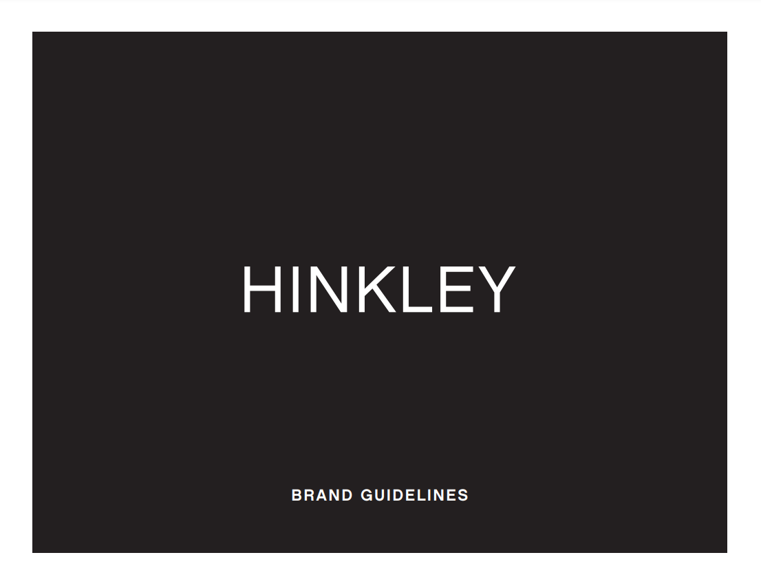 HINKLEY's Brand Guide