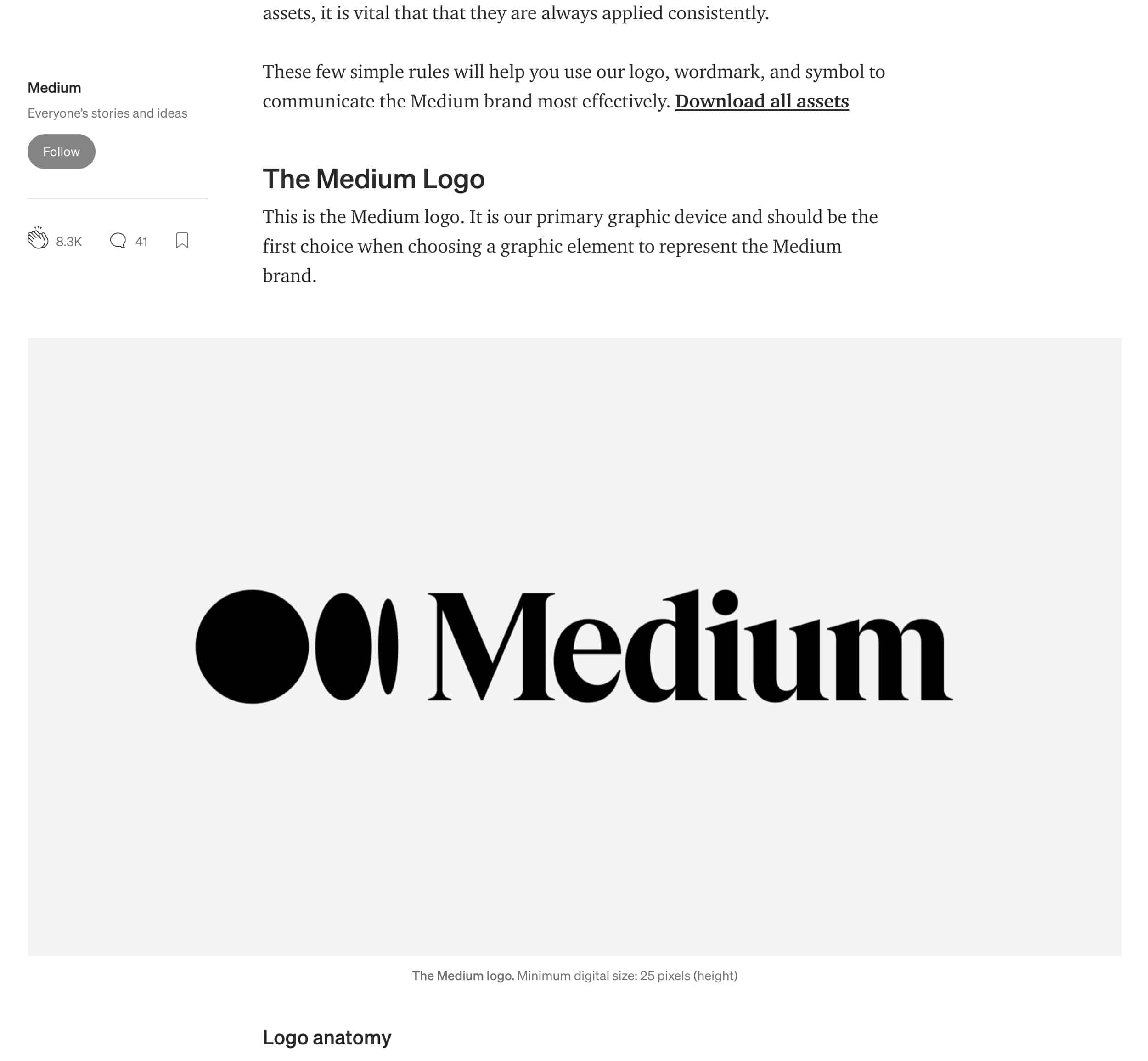 Medium's Brand Guide