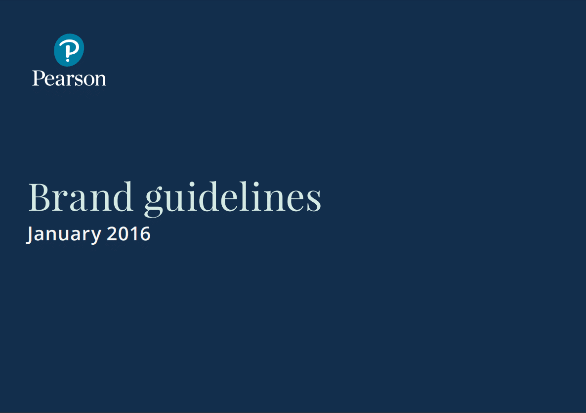 Pearson's Brand Guide