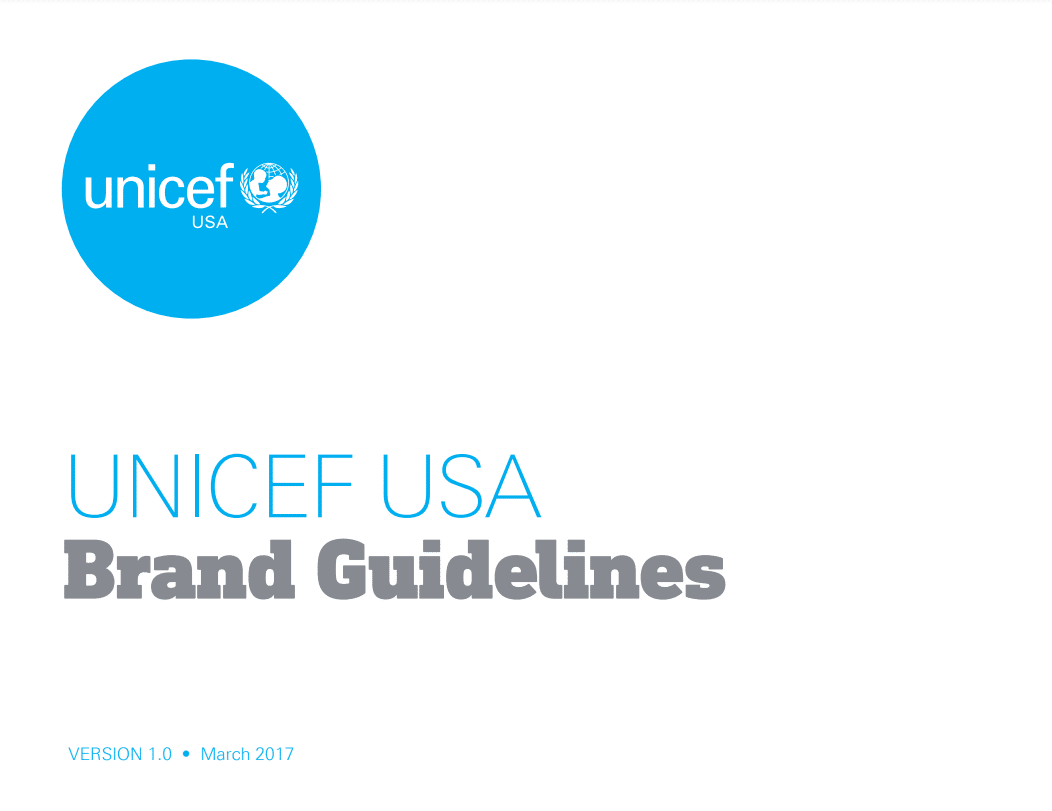 UNICEF's Brand Guide